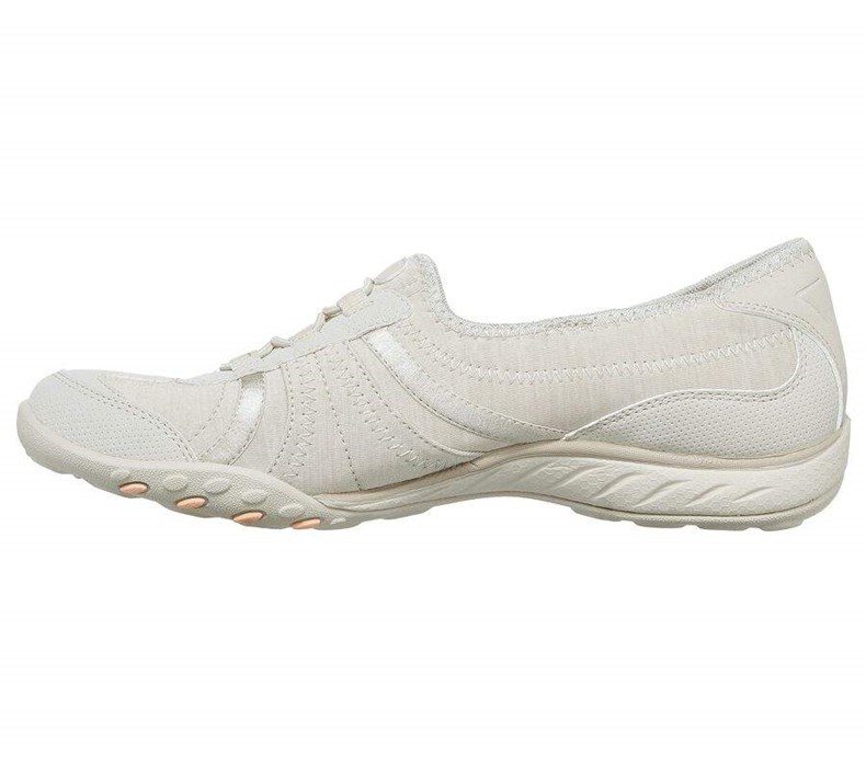 Dámské Mokasíny Skechers Relaxed Fit: Breathe-Easy - Proud Moment Béžový | DBHMCFO-63