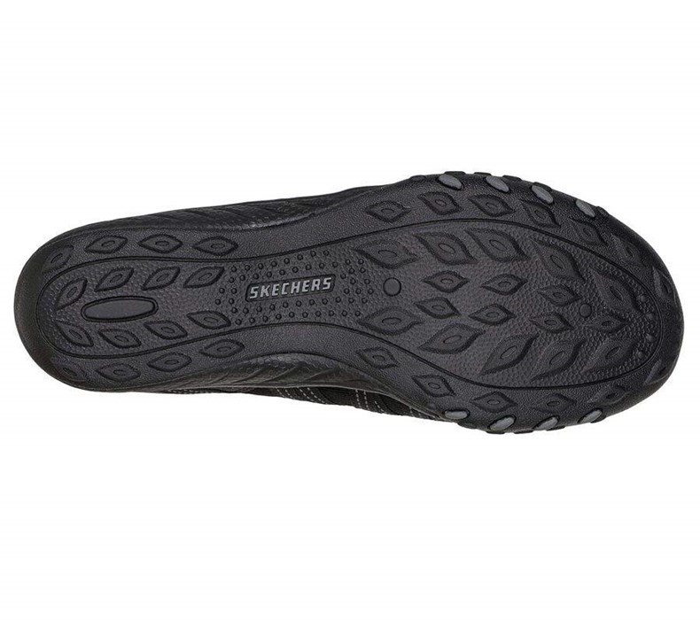 Dámské Mokasíny Skechers Relaxed Fit: Breathe-Easy - First Light Černé | TRAWKSC-51