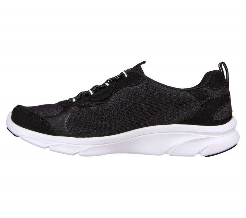 Dámské Mokasíny Skechers Relaxed Fit: D'Lux Pohodlí - Bliss Galore Černé Bílé | DPNQZYS-01