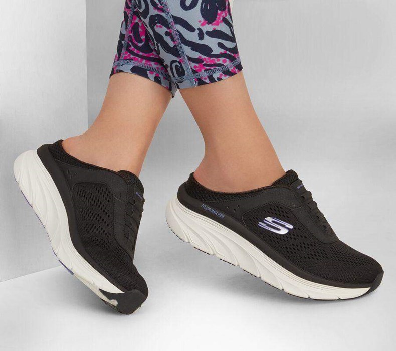 Dámské Mokasíny Skechers Relaxed Fit: D'Lux Walker - Calm Aura Černé Fialové | XNYKDZV-34