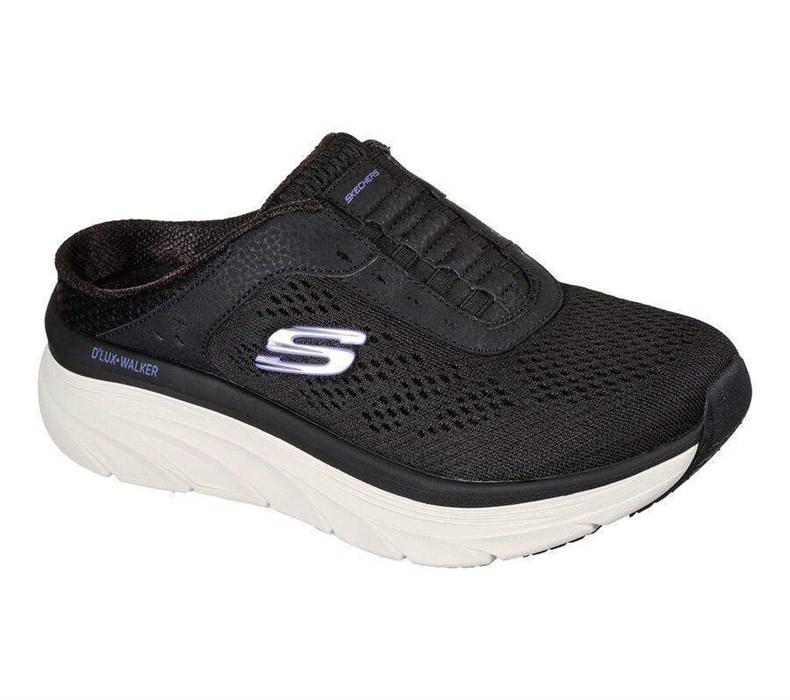 Dámské Mokasíny Skechers Relaxed Fit: D\'Lux Walker - Calm Aura Černé Fialové | XNYKDZV-34