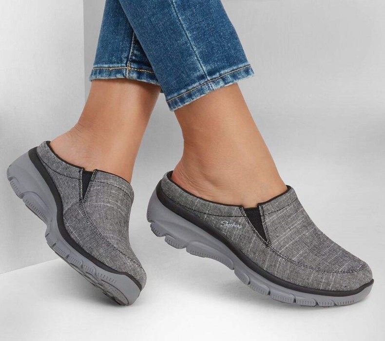 Dámské Mokasíny Skechers Relaxed Fit: Easy Going - Shore-Things Černé | KFLXPVG-97