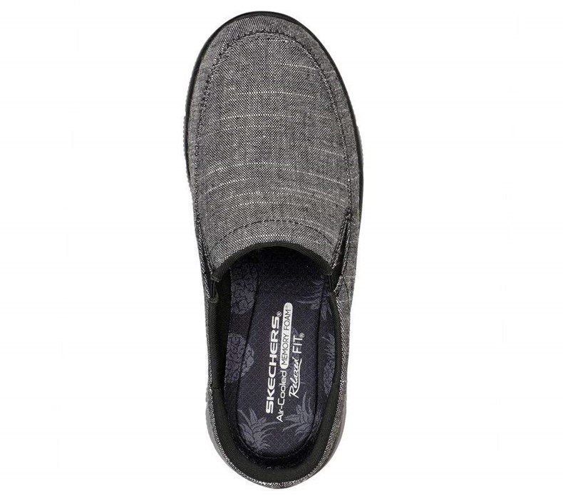 Dámské Mokasíny Skechers Relaxed Fit: Easy Going - Shore-Things Černé | KFLXPVG-97