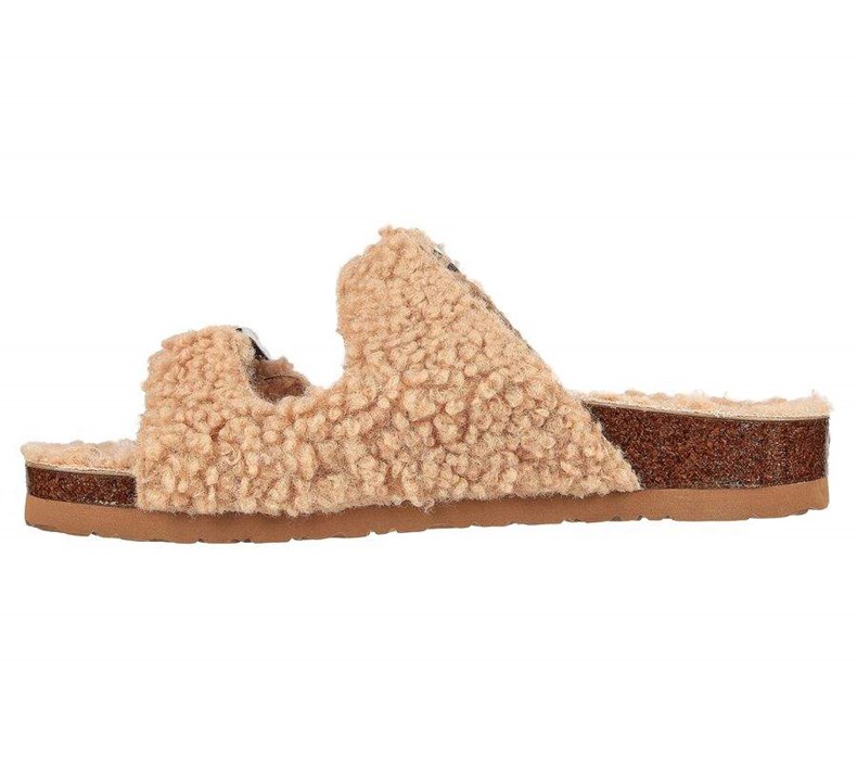 Dámské Mokasíny Skechers Relaxed Fit: Granola - Furry Chic Hnědé | ETQAVLI-63