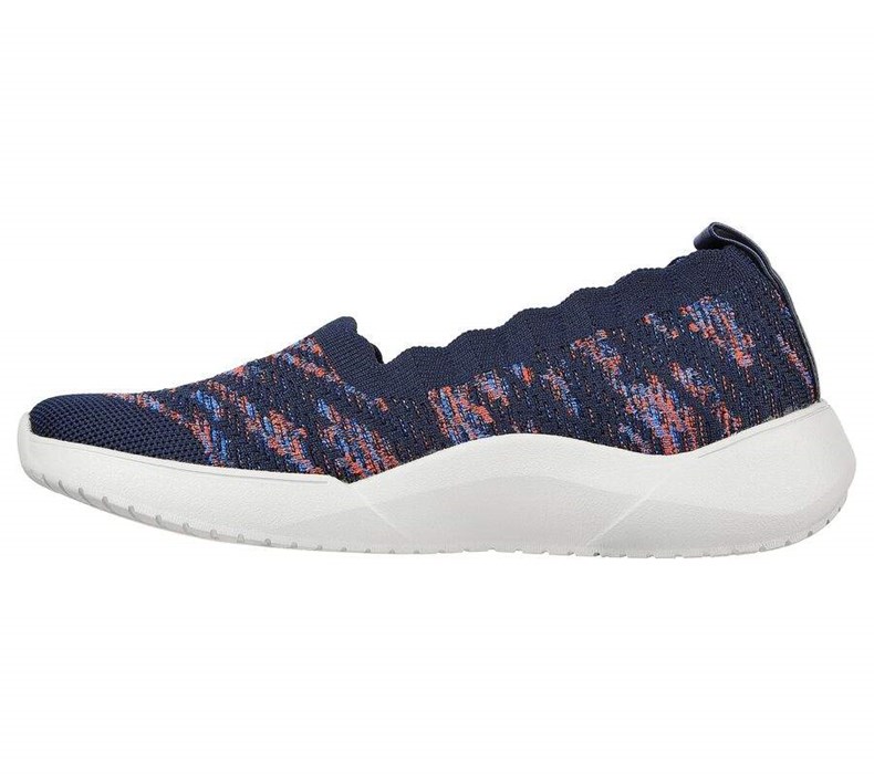 Dámské Mokasíny Skechers Relaxed Fit: Seager Cup - My Impression Tmavě Blankyt Viacfarebný | SJCDFHK-43