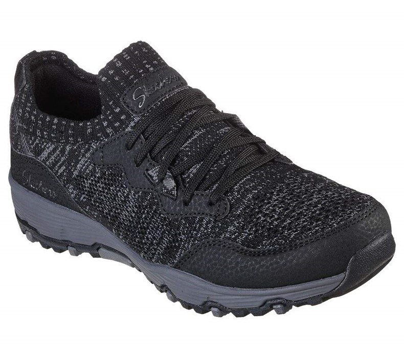 Dámské Mokasíny Skechers Seager Hiker - Sunny Dream Černé Šedé | BPSGHNO-50