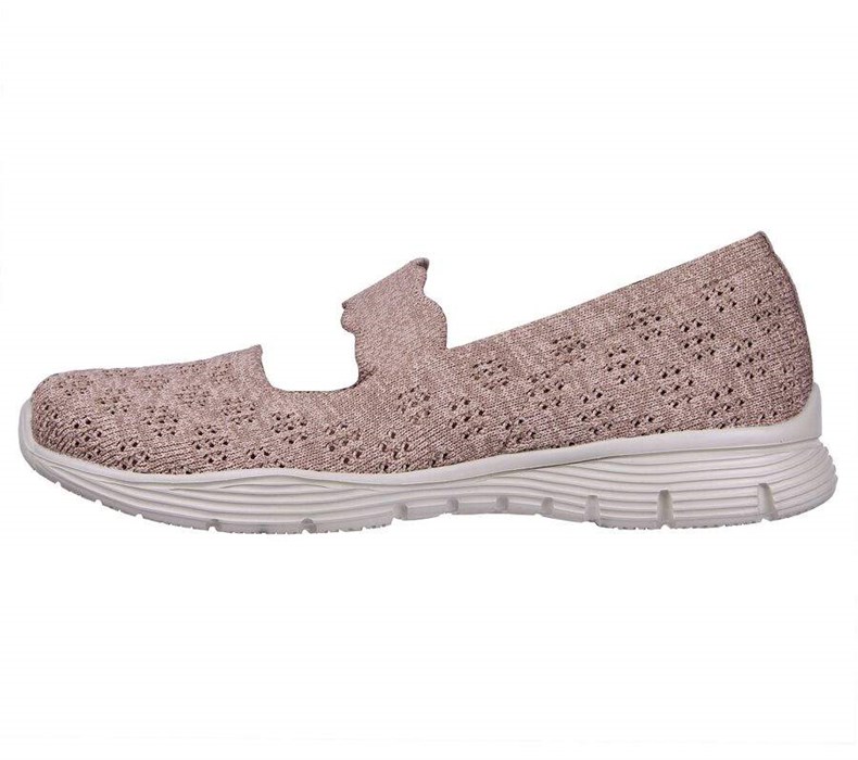 Dámské Mokasíny Skechers Seager - Simple Things Fialové | BGMQRAJ-79