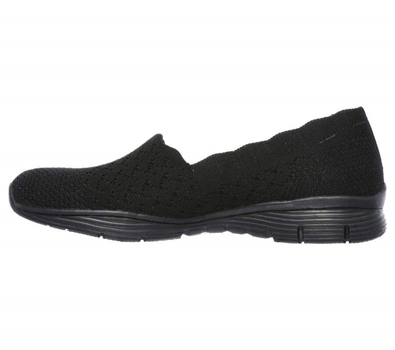 Dámské Mokasíny Skechers Seager - Stat Černé | MCNXPGW-13