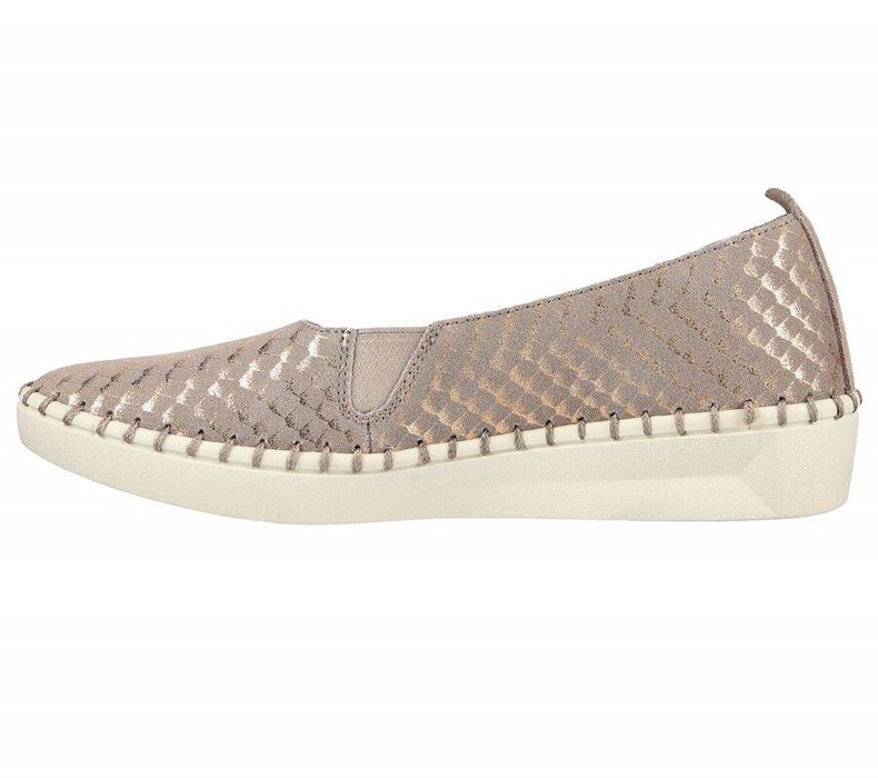 Dámské Mokasíny Skechers Sepulveda 2.0 - Summer Sheen Hnědé | BHKPRXT-70