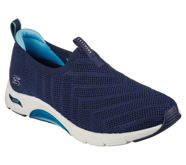 Dámské Mokasíny Skechers Skech-Air Arch Fit - Top Pick Tmavě Blankyt Blankyt | XHRETSJ-26