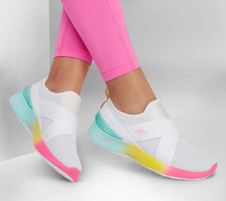 Dámské Mokasíny Skechers Skech-Air Dynamight - Rainbow Eyes Bílé Viacfarebný | WXBITDO-26