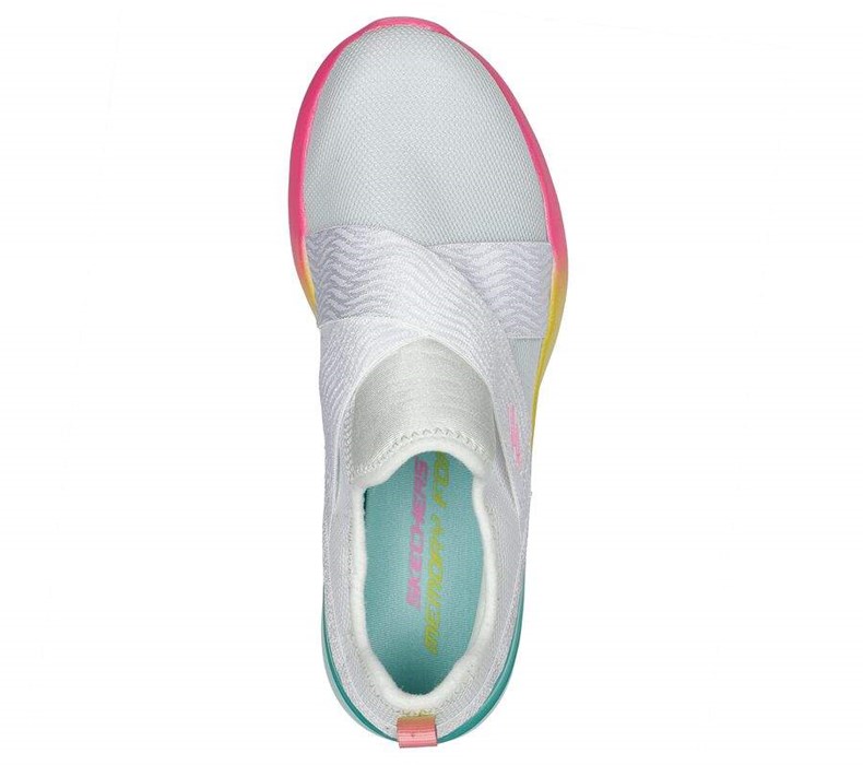 Dámské Mokasíny Skechers Skech-Air Dynamight - Rainbow Eyes Bílé Viacfarebný | WXBITDO-26