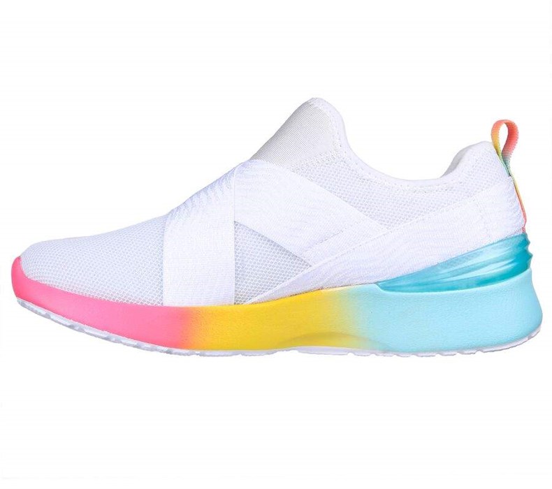 Dámské Mokasíny Skechers Skech-Air Dynamight - Rainbow Eyes Bílé Viacfarebný | WXBITDO-26