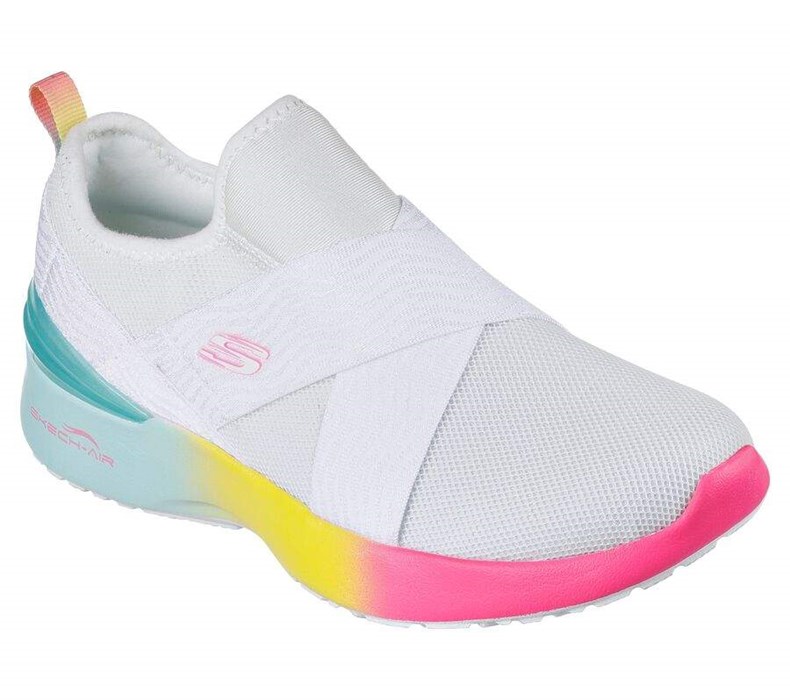 Dámské Mokasíny Skechers Skech-Air Dynamight - Rainbow Eyes Bílé Viacfarebný | WXBITDO-26