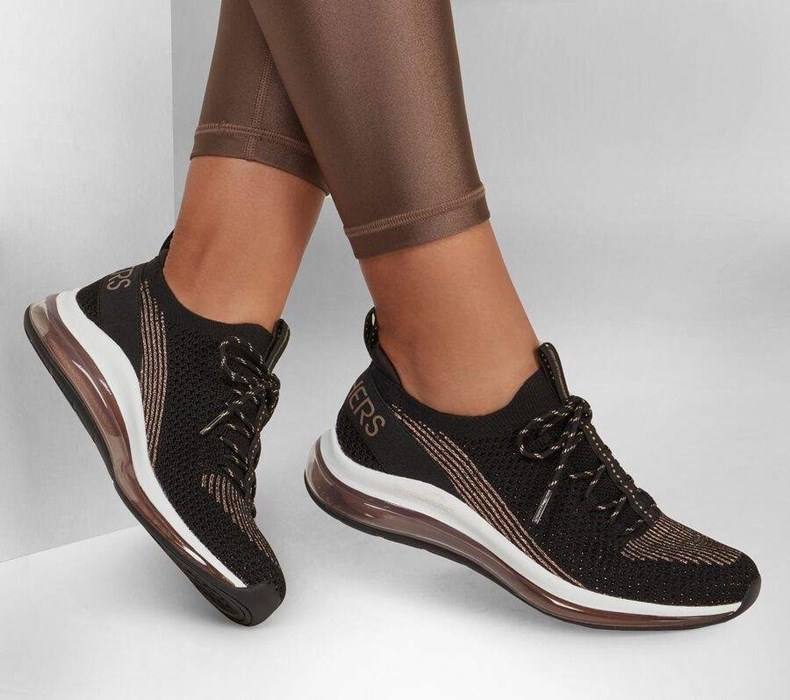 Dámské Mokasíny Skechers Skech-Air Element 2.0 - Daring Damsel Černé | QZNVPCK-31