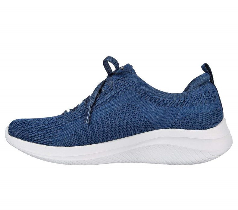 Dámské Mokasíny Skechers Ultra Flex 3.0 - Big Plan Tmavě Blankyt | HPYINMA-20