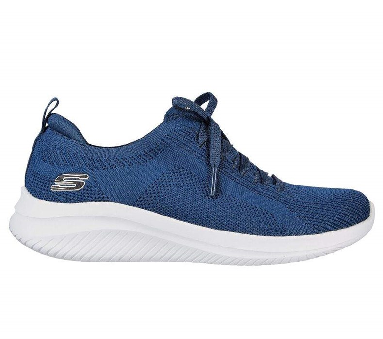 Dámské Mokasíny Skechers Ultra Flex 3.0 - Big Plan Tmavě Blankyt | HPYINMA-20