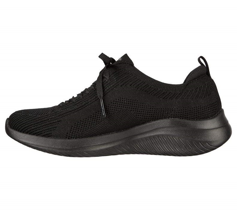 Dámské Mokasíny Skechers Ultra Flex 3.0 - Big Plan Černé | IMDAXWT-13