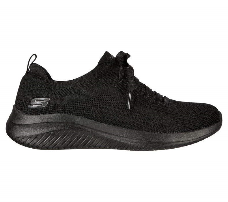 Dámské Mokasíny Skechers Ultra Flex 3.0 - Big Plan Černé | IMDAXWT-13