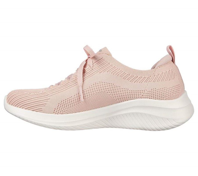 Dámské Mokasíny Skechers Ultra Flex 3.0 - Big Plan Růžové | VHCTAUS-65