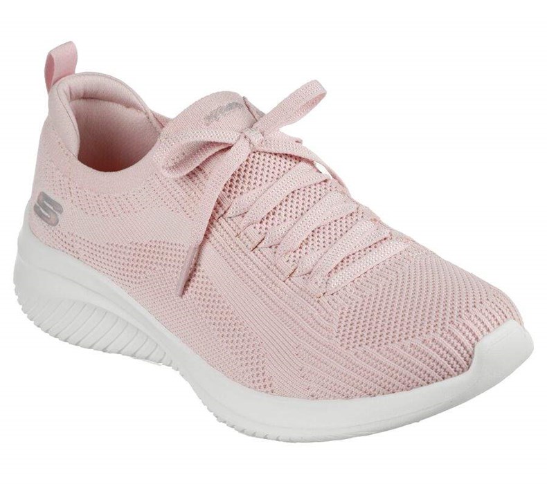 Dámské Mokasíny Skechers Ultra Flex 3.0 - Big Plan Růžové | VHCTAUS-65