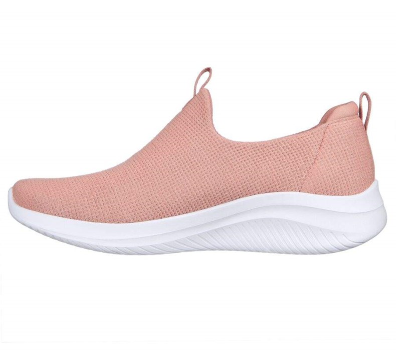 Dámské Mokasíny Skechers Ultra Flex 3.0 - Soft Classics Růžové | XGACMJI-41