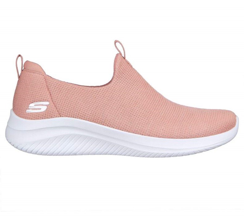 Dámské Mokasíny Skechers Ultra Flex 3.0 - Soft Classics Růžové | XGACMJI-41