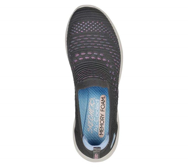 Dámské Mokasíny Skechers Ultra Flex - Fresh Step Šedé Viacfarebný | ZICNBET-76