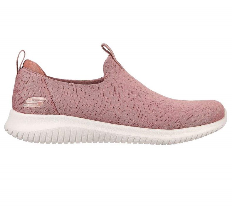 Dámské Mokasíny Skechers Ultra Flex - Pure Spark Růžové | ANHUIFZ-02