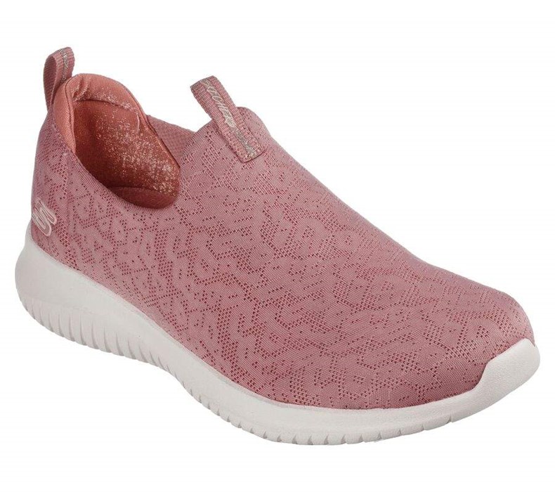 Dámské Mokasíny Skechers Ultra Flex - Pure Spark Růžové | ANHUIFZ-02