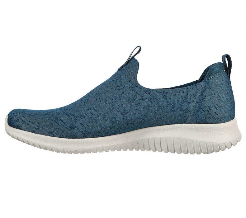 Dámské Mokasíny Skechers Ultra Flex - Pure Spark Tyrkysové | RDZMTSF-96