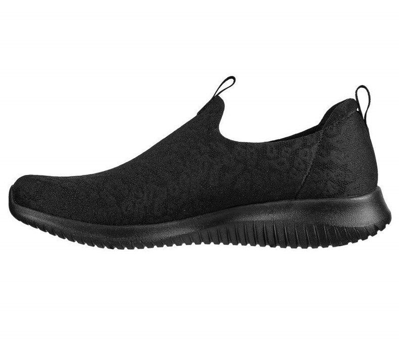 Dámské Mokasíny Skechers Ultra Flex - Pure Spark Černé | VLNGCZP-30