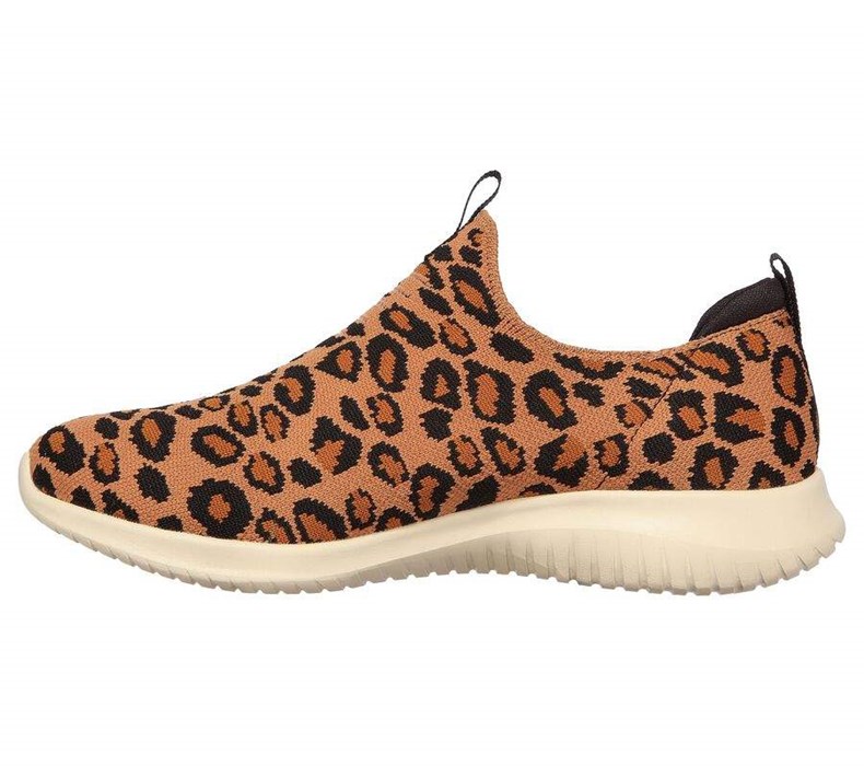 Dámské Mokasíny Skechers Ultra Flex - Wild Expedition Leopard | KPIAEJN-43