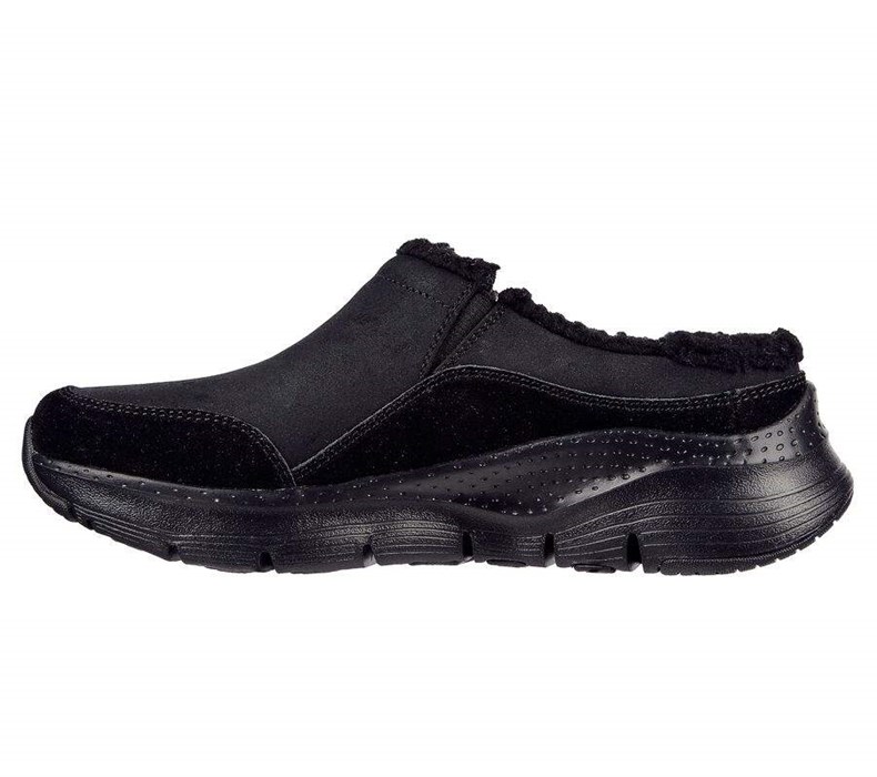 Dámské Pantofle Skechers Arch Fit Smooth Černé | RDKQSGY-02