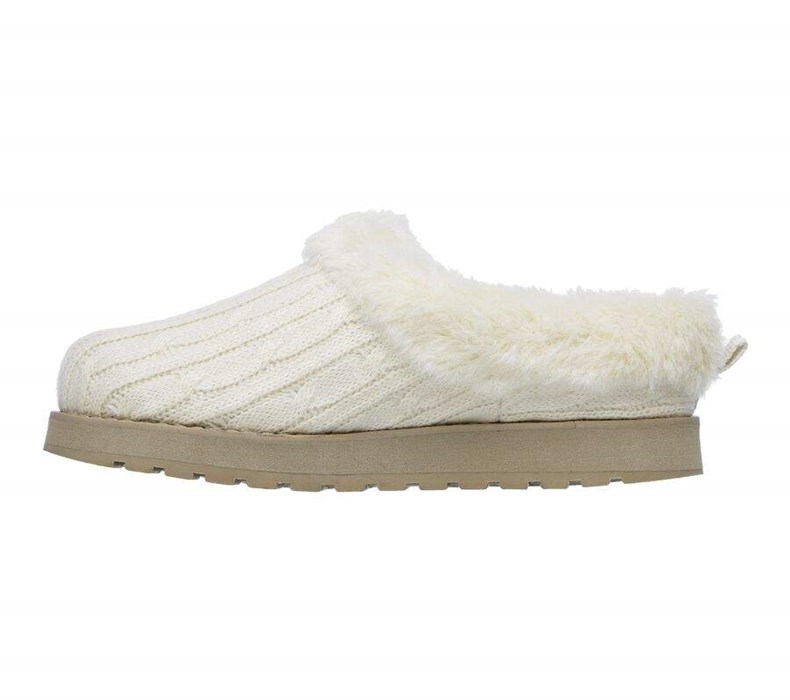 Dámské Pantofle Skechers BOBS Keepsakes - Ice Angel Béžový | NBCFTQM-81