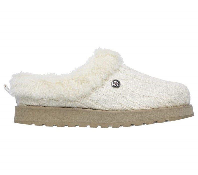 Dámské Pantofle Skechers BOBS Keepsakes - Ice Angel Béžový | NBCFTQM-81