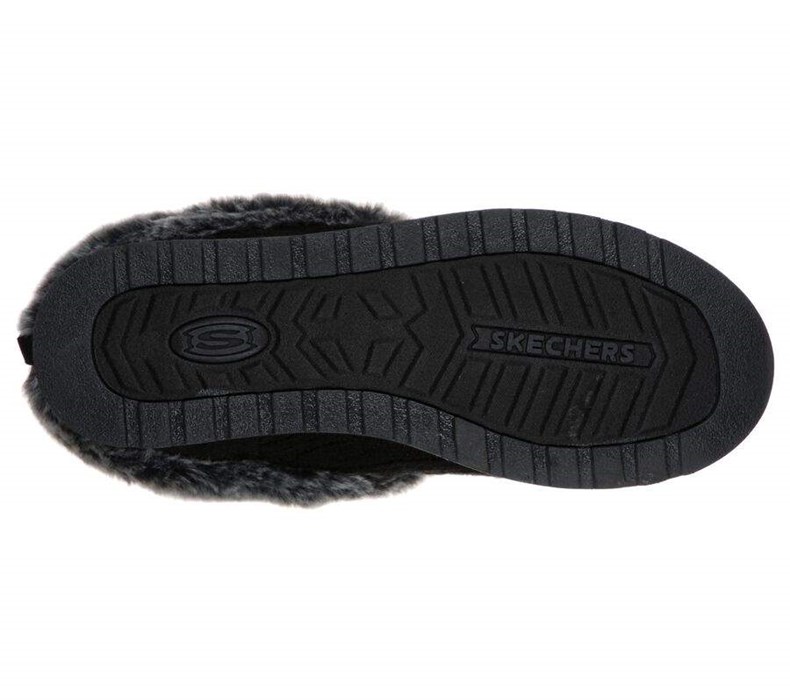 Dámské Pantofle Skechers BOBS Keepsakes - Ice Angel Černé | XKRIDAM-85