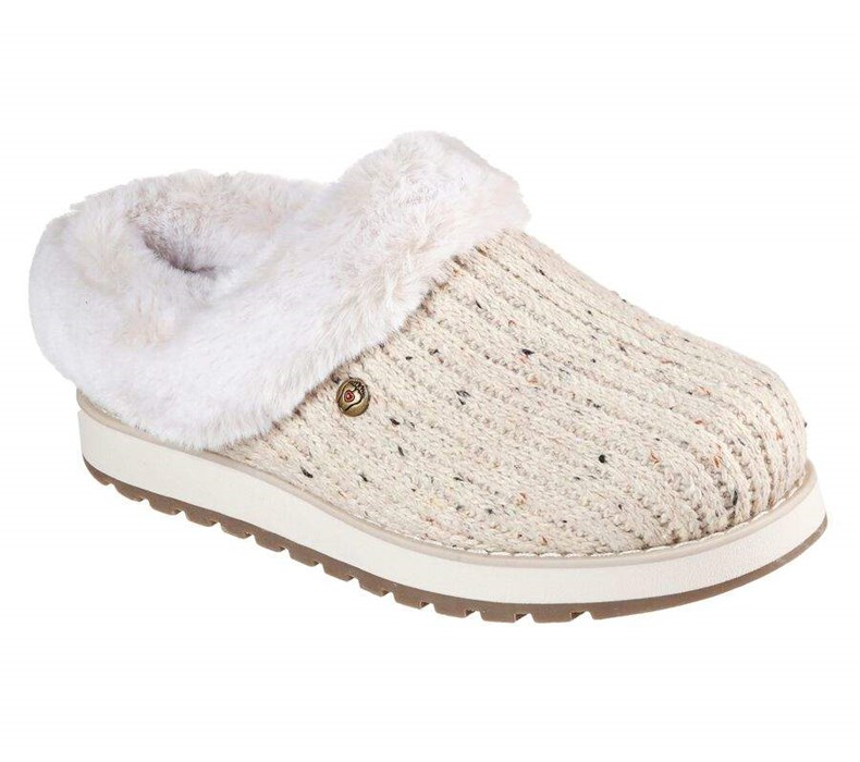 Dámské Pantofle Skechers BOBS Keepsakes - Instant Flash Béžový | ZKEJYWN-67