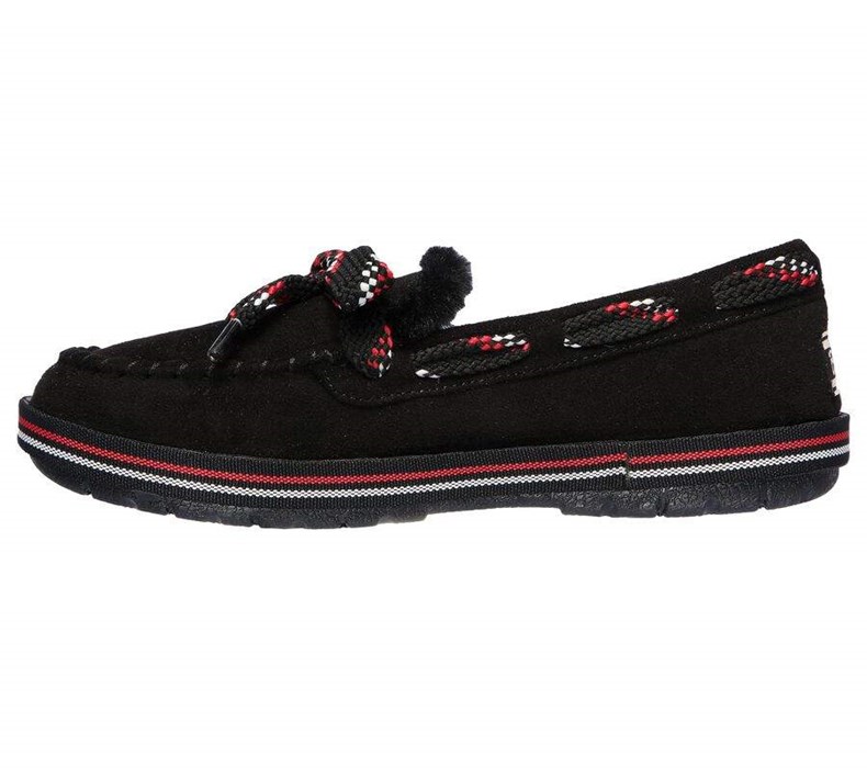 Dámské Pantofle Skechers BOBS Too Cozy - Zimní's End Černé | BCYKSLU-23