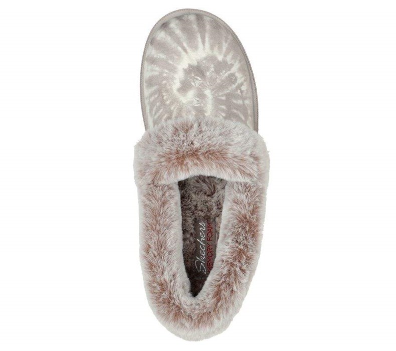 Dámské Pantofle Skechers Cozy Campfire - Slumber Party Šedé | XMLYSGH-10