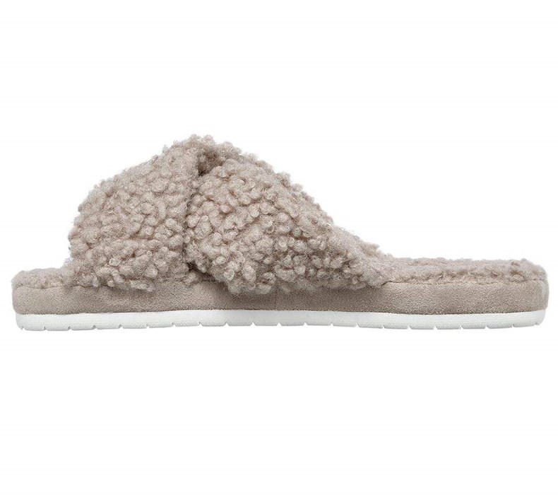 Dámské Pantofle Skechers Cozy Pantofle Hnědé | CIBQKTO-01