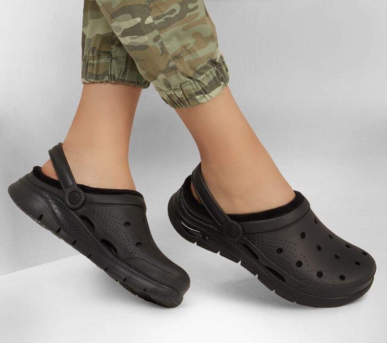 Dámské Pantofle Skechers Foamies: Arch Fit Podšité - Cozy Gal Černé | XKSLHYC-37