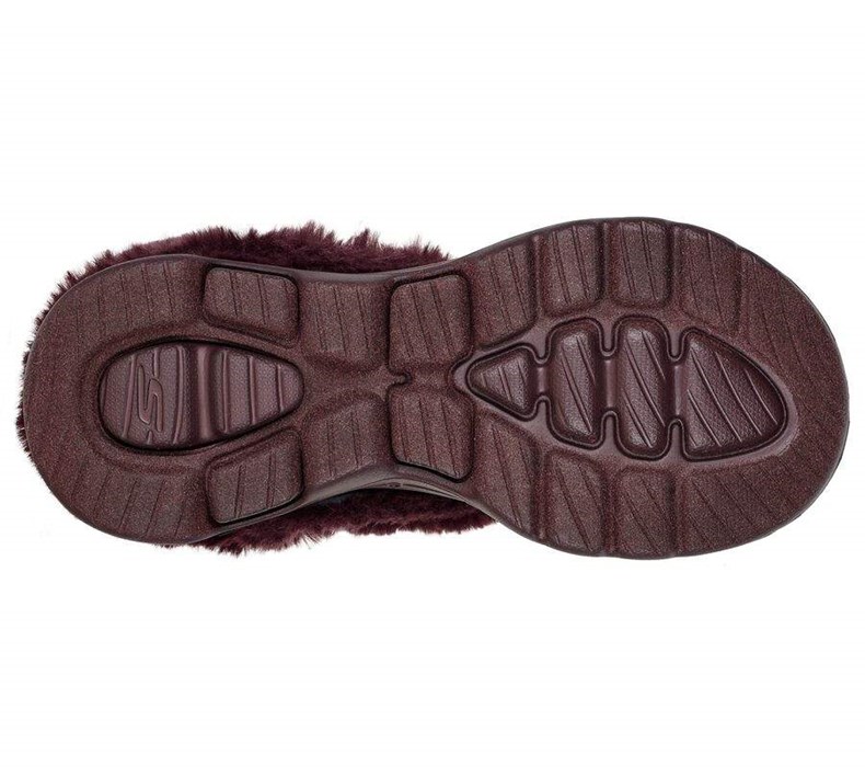 Dámské Pantofle Skechers Foamies: GO WALK 5 - Cozy Embrace Vínové | QADPZRF-73