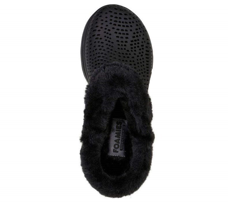 Dámské Pantofle Skechers Foamies: GO WALK 5 - Cozy Embrace Černé | WTEPCOJ-85