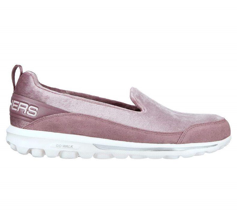 Dámské Pantofle Skechers GO WALK Classic - Swanky Fialové | AKWOIDC-39