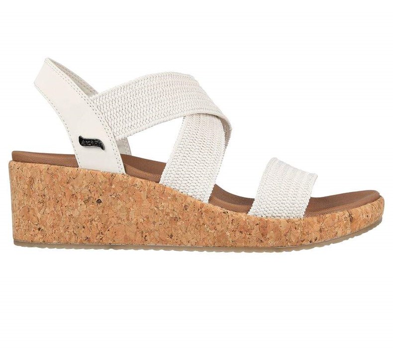 Dámské Sandály Skechers Arch Fit Beverlee - Love Stays Bílé | KQZBGRL-34