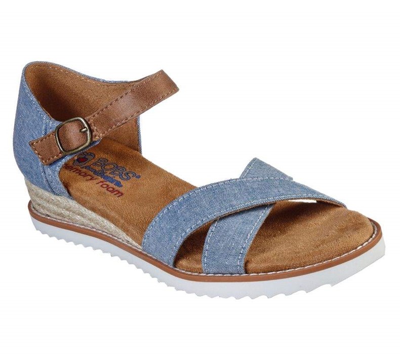 Dámské Sandály Skechers BOBS Desert Kiss - Party Crashers Blankyt | CNEQSVO-29