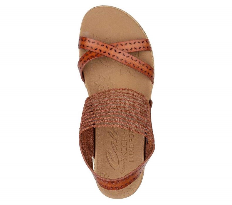 Dámské Sandály Skechers Beverlee - Boho Glow Oranžové | ZMBJXKA-72