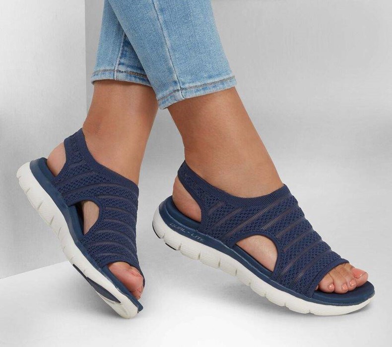 Dámské Sandály Skechers Flex Appeal 2.5 - Boldest Tmavě Blankyt | GUVWPAC-27