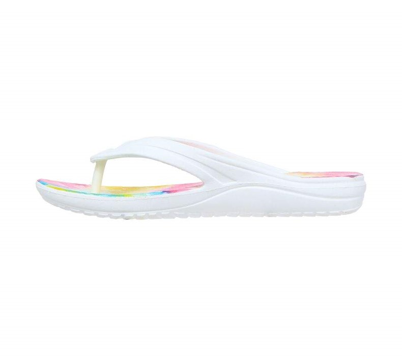 Dámské Sandály Skechers Foamies: Bay Breeze - Spontaneous Bílé Viacfarebný | UPXGWQM-81